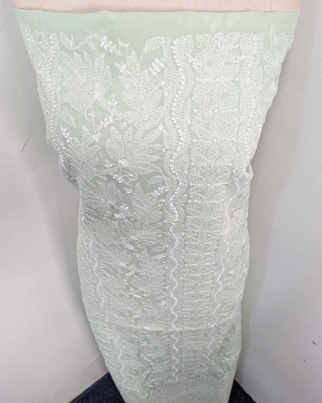 Pure Indian Lawn with Handmade Full Jaal Chikankari Work Shirt Unstitched