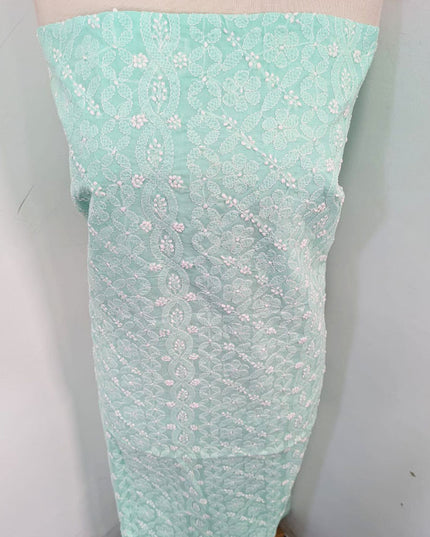 Fancy Pure Indian Lawn with Full Jaal Chikankari Work Shirt Unstitched