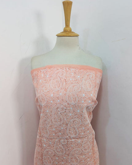 Pure Indian Lawn with Handmade Full Jaal Chikankari Work Shirt Unstitched