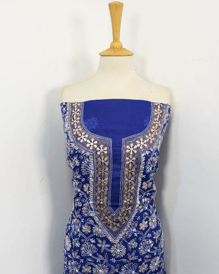 Fancy Pure Indian Lawn with Handmade Pressing Gotta Work Shirt Unstitched