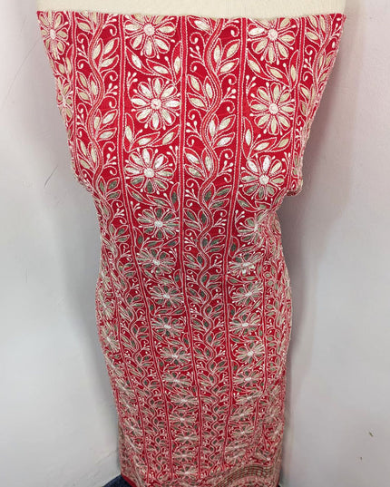 Fancy Pure Indian Lawn with Handmade Pressing Gotta Work Shirt Unstitched