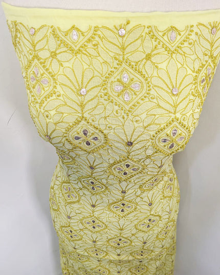 Pure Indian Lawn with Handmade Pressing Gotta Work Shirt Unstitched