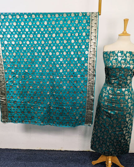 Fancy Bamber Chiffon with Meena Tilla Banarsi Work 2Pc Unstitched