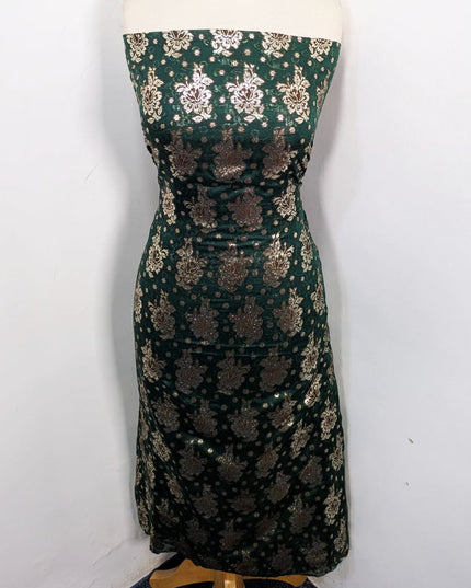 Bamber Chiffon with Handmade Meena Tilla Banarsi Work 2Pc Unstitched