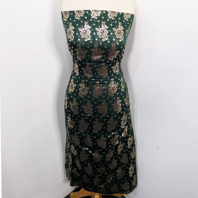 Bamber Chiffon with Handmade Meena Tilla Banarsi Work 2Pc Unstitched