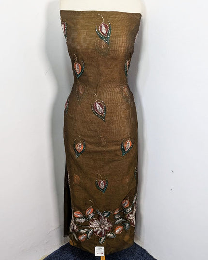 Net with Handmade Paint & Gotta Work Shirt Dupatta 2Pc Unstitched