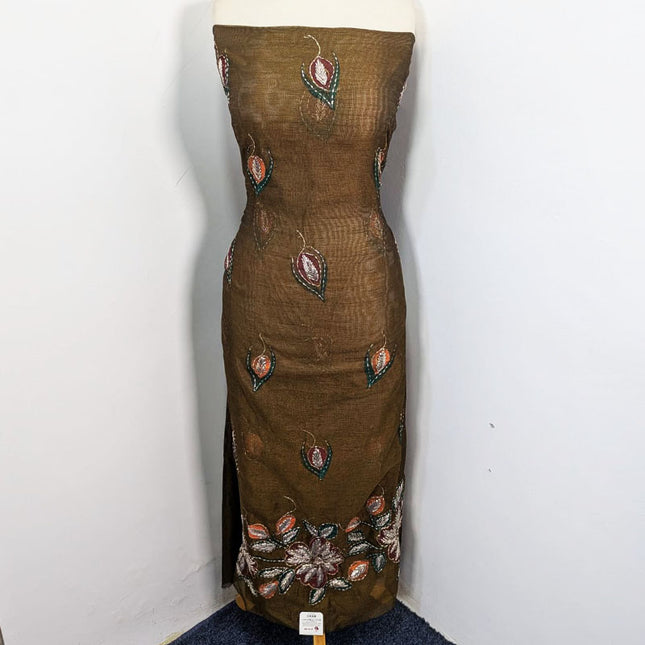 Net with Handmade Paint & Gotta Work Shirt Dupatta 2Pc Unstitched