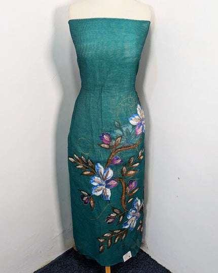 Handmade Paint & Gotta Work Net Shirt Dupatta 2Pc Unstitched