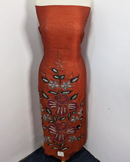 Net with Handmade Paint & Gotta Work Shirt Dupatta 2Pc Unstitched