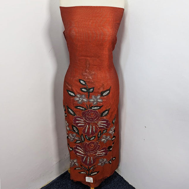 Net with Handmade Paint & Gotta Work Shirt Dupatta 2Pc Unstitched