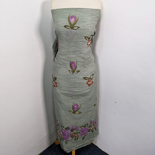 Fancy Net with Handmade Paint & Gotta Work 2Pc Unstitched