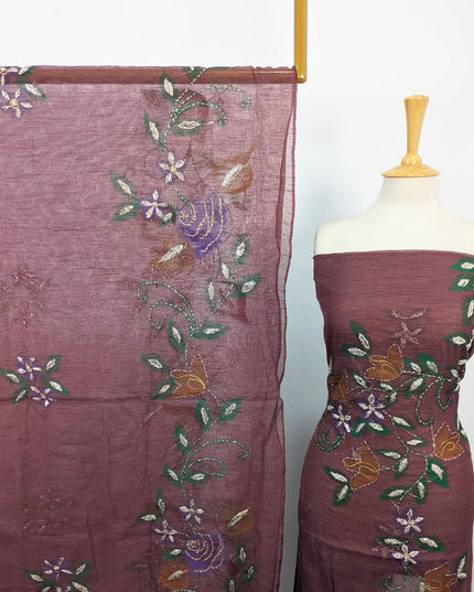Net with Handmade Paint & Gotta Work Shirt Dupatta 2Pc Unstitched