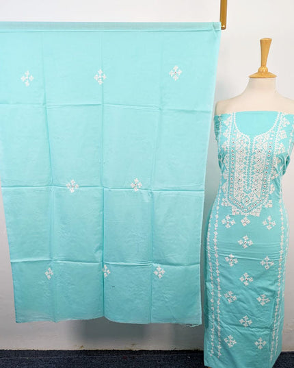 Lawn with Handmade Sindhi Sheesha Gala Work Shirt & Dupatta 3Pc Unstitched