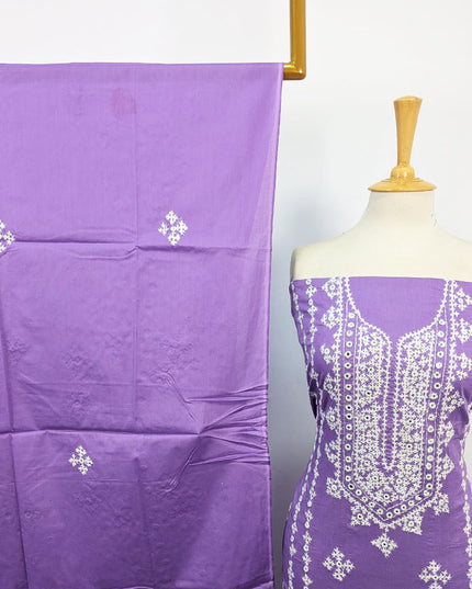 Lawn with Handmade Sindhi Sheesha Gala Work Shirt & Dupatta 3Pc Unstitched