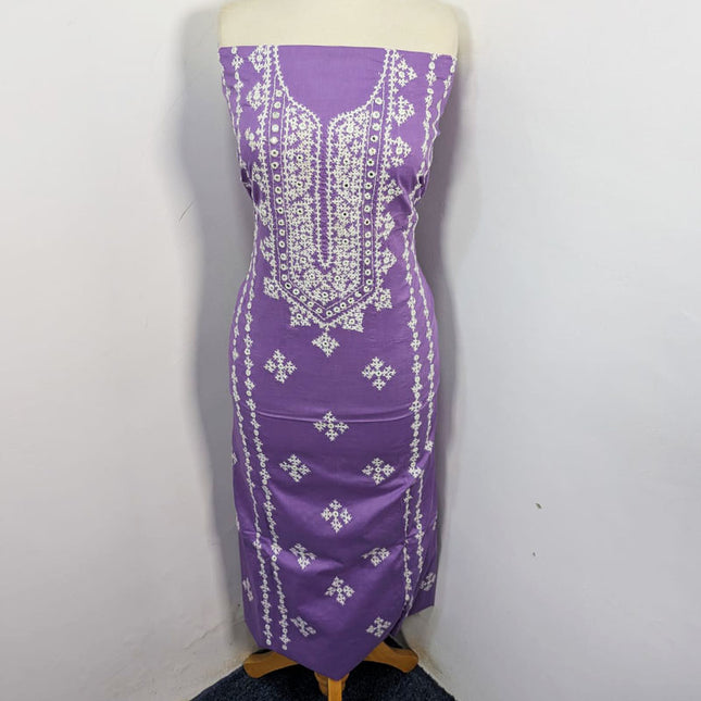 Lawn with Handmade Sindhi Sheesha Gala Work Shirt & Dupatta 3Pc Unstitched
