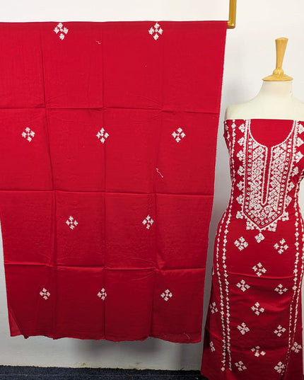 Lawn with Handmade Sindhi Sheesha Gala Work Shirt & Dupatta 3Pc Unstitched