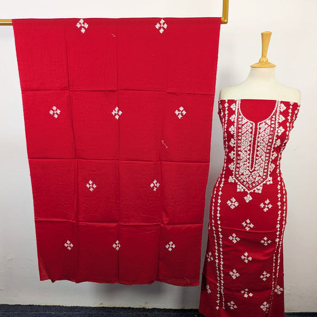 Lawn with Handmade Sindhi Sheesha Gala Work Shirt & Dupatta 3Pc Unstitched