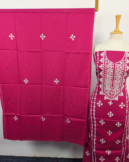 Lawn with Handmade Sindhi Sheesha Gala Work Shirt & Dupatta 3Pc Unstitched