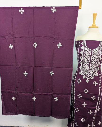 Lawn with Handmade Sindhi Sheesha Gala Work Shirt & Dupatta 3Pc Unstitched