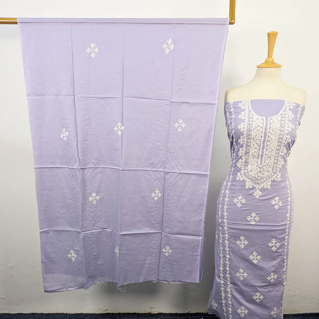 Lawn with Handmade Sindhi Sheesha Gala Work Shirt & Dupatta 3Pc Unstitched