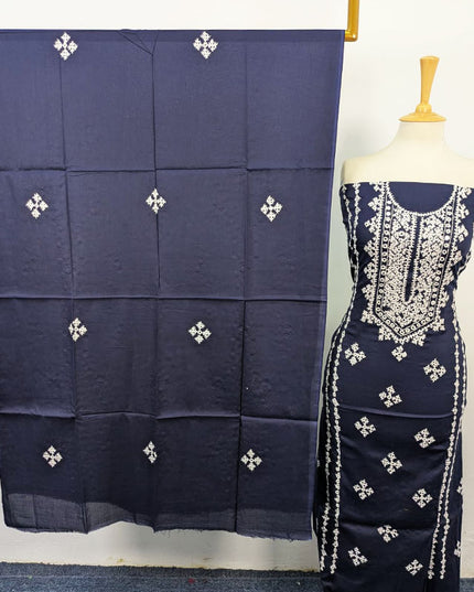 Lawn with Handmade Sindhi Sheesha Gala Work Shirt & Dupatta 3Pc Unstitched