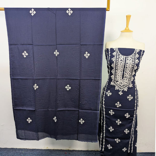 Lawn with Handmade Sindhi Sheesha Gala Work Shirt & Dupatta 3Pc Unstitched